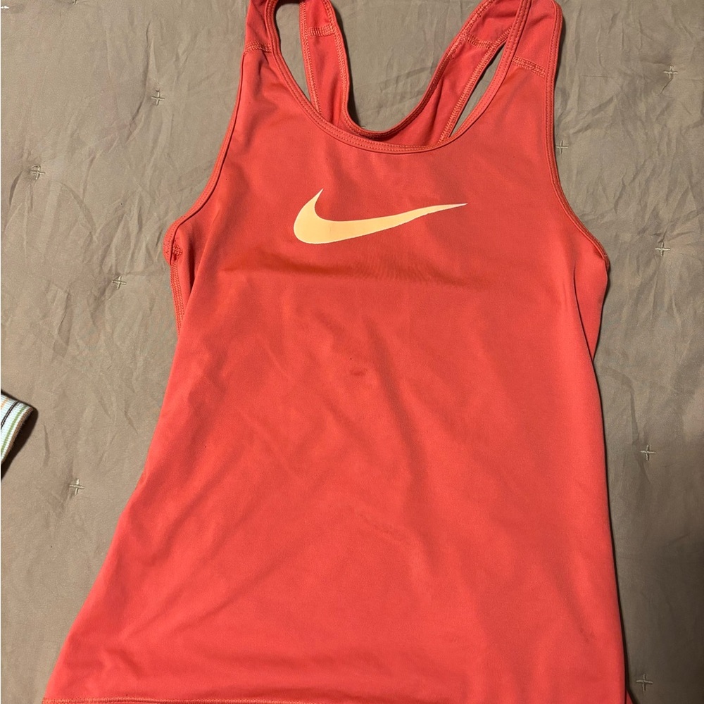 Nike Women's Orange Tank Top